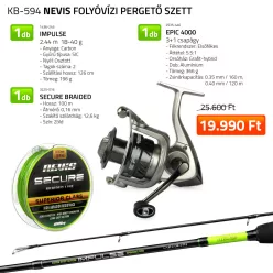 Nevis Impulse folyóvízi pergető szett 244 cm