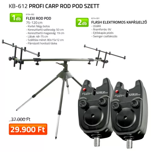 Nevis Profi Carp Flexi szett 4 botos rod pod