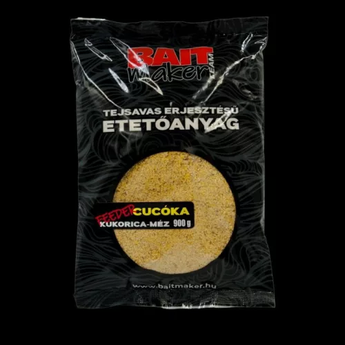 Bait Maker BaitMaker Tejsavas Erjesztésű Feeder Cucóka Kukorica & Méz etetőanyag 900 g