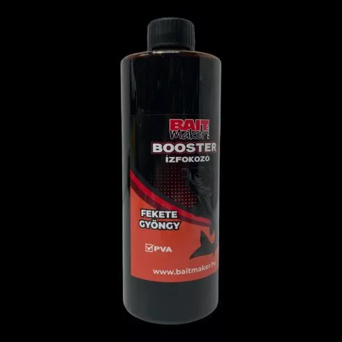 Bait Maker BaitMaker Booster Ízfokozó Fekete Gyöngy 500 ml folyékony aroma