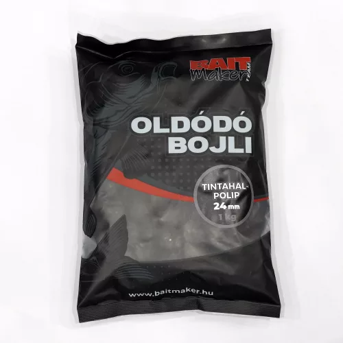 Bait Maker BaitMaker Oldódó Tintahal Polip 24 mm 1 kg etetőbojli