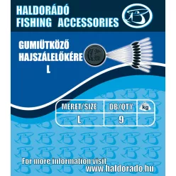 Haldorádó Gumiütköző hajszálelőkére nagy L stopper