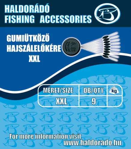 Haldorádó Gumiütköző hajszálelőkére XXL stopper