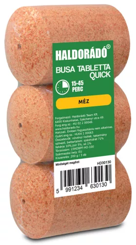 Haldorádó Busa Tabletta Quick Méz busa tabletta 3 db