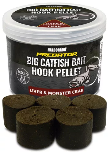 Haldorádó Catfish Bait Hook Pellet Liver & Monster Crab 28 mm 300 g horogpellet