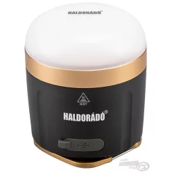   Haldorádó PB-Camp sátorlámpa + powerbank arany kempinglámpa